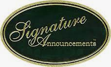 Signature Announcements